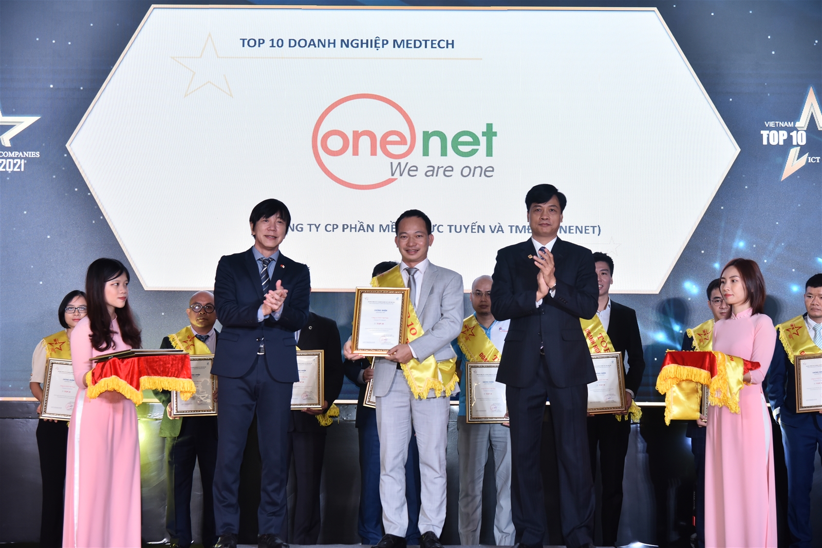 Hình ảnh tin tức Công ty ONENET được vinh danh TOP 10 ICT 2021