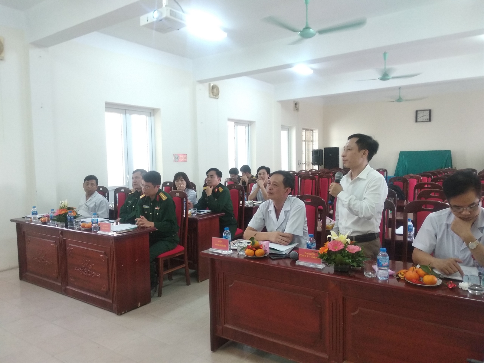 Hình ảnh tin tức Nghiệm thu phần mềm Quản lý Bệnh viện Quân đội tại Viện y học phóng xạ và U bướu Quân đội