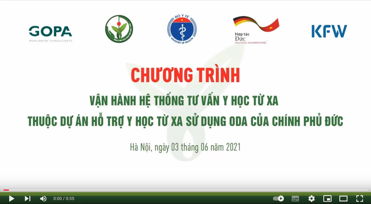 Hình ảnh cho thư viện Vận hành hệ thống TƯ VẤN Y HỌC TỪ XA tại BỆNH VIỆN VIỆT ĐỨC