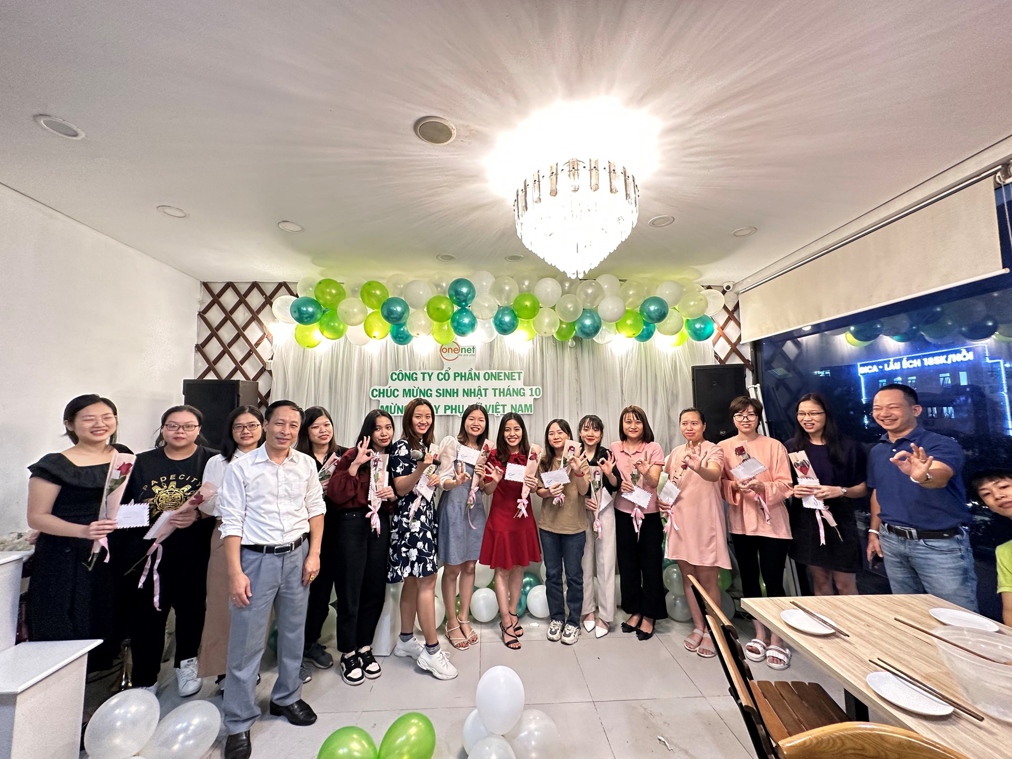 Hình ảnh tin tức ONENET chúc mừng sinh nhật tháng 10 và ngày phụ nữ Việt Nam 20/10!